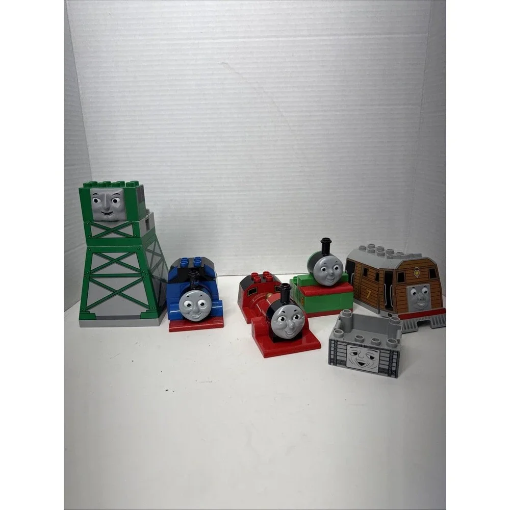 LEGO Duplo Thomas & Friends Lot Percy, Cranky, Thomas, Toby & James Parts Pieces